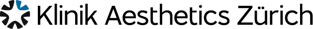 Das kleisrunde logo mit der Aufschrift klinik aesthetics zurich